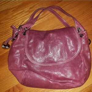 Barr & Barr New York Pink Leather Hobo handbag